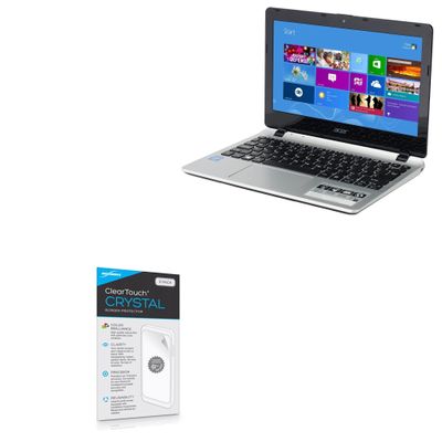 BoxWave Screen Protector Compatible with Acer Aspire E3 (E3-111-C4GX) - ClearTouch Crystal (2-Pack), HD Film Skin - Shields from Scratches