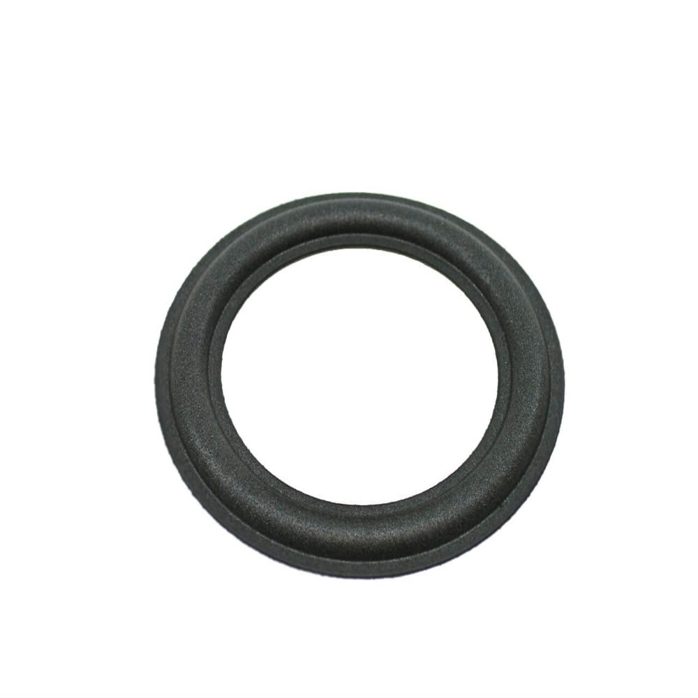 FS-2.4: 2.4" Foam Surround, 2.4" OD, 1.6" ID, Gray, Angle Attach