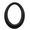 RS-6x9: 6"x9" Rubber Surround, 6.25" x 9" OD, 4.25" x 7" ID, Black, Angle Attach view 1