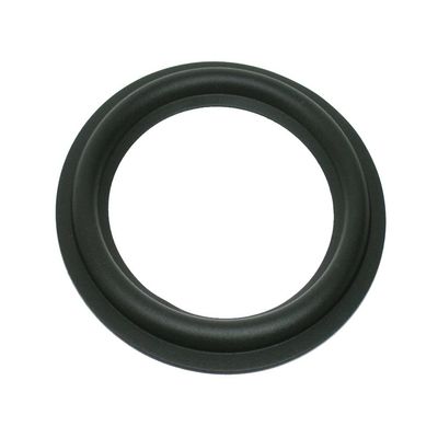 RS-6.5: 6.5" Rubber Surround, 6.125" OD, 4.375" ID, Black Angle Attach