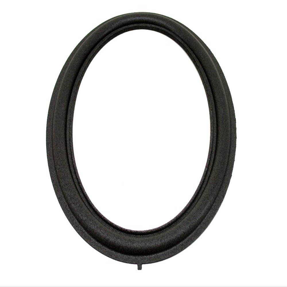 FS-6X9TOY: 6X9 Foam Surround, 6.125" x 9" OD, 4.375" x 7.25" ID, Gray, Angle Attach