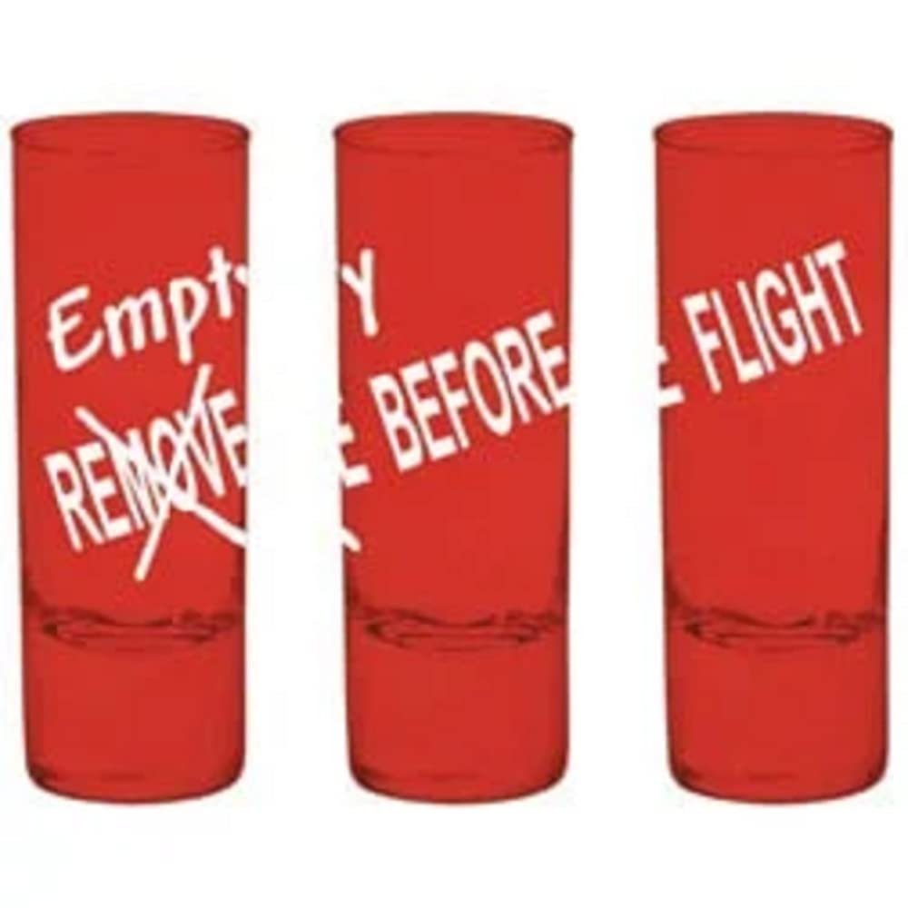 Born Aviation Empty Before Flight Shooter Glass