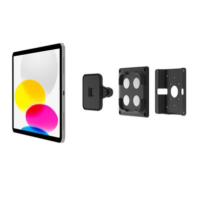 Compulocks Universal Magnetic Tablet Wall Mount  Space-Saving Secure Holder for All Tablets  Black