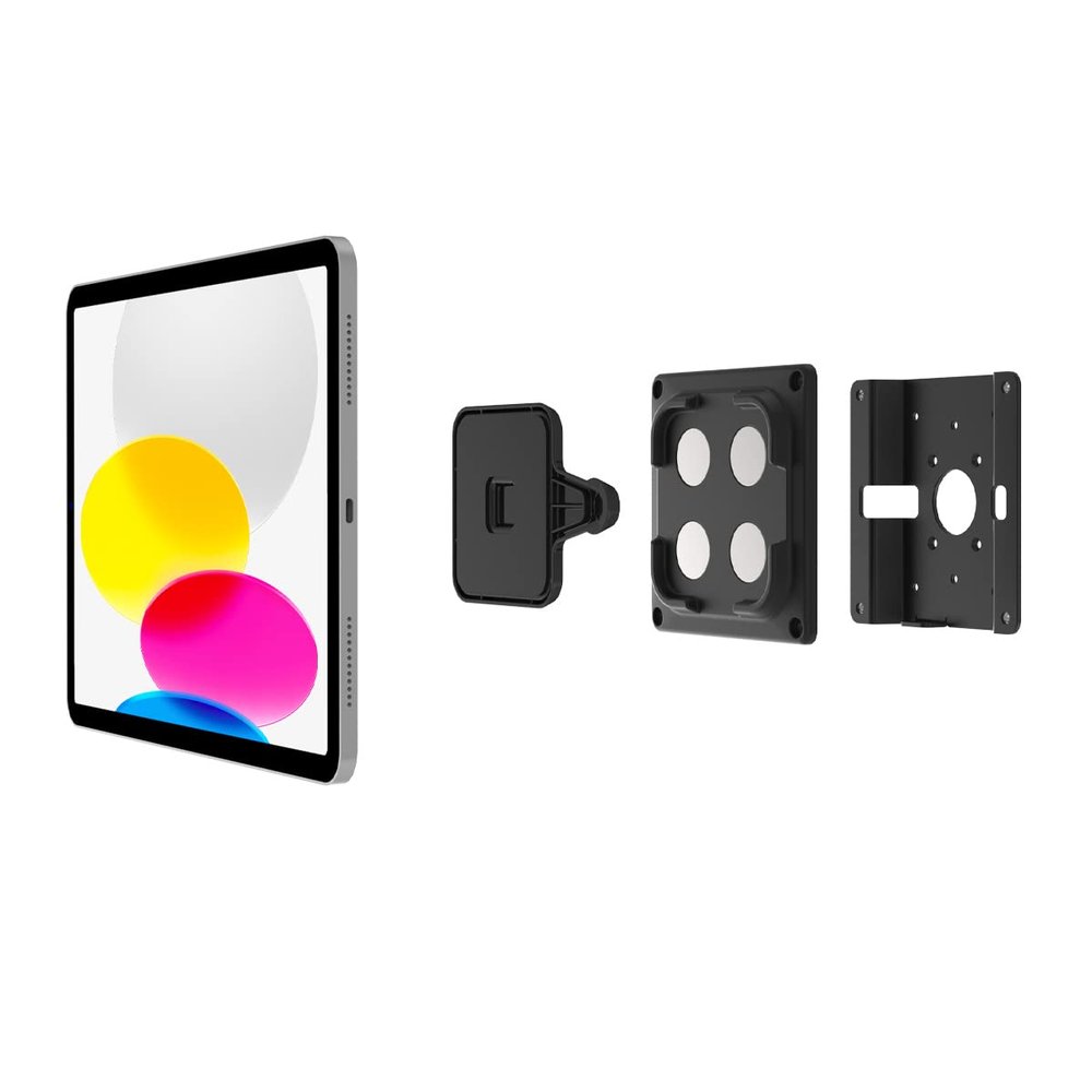 Compulocks Universal Magnetic Tablet Wall Mount  Space-Saving Secure Holder for All Tablets  Black