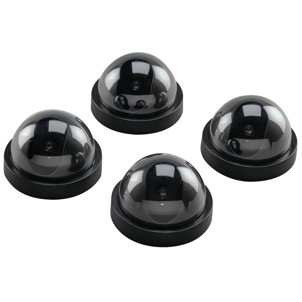 Fox Valley Traders Mock Surveillance Security Cameras, Set of 4