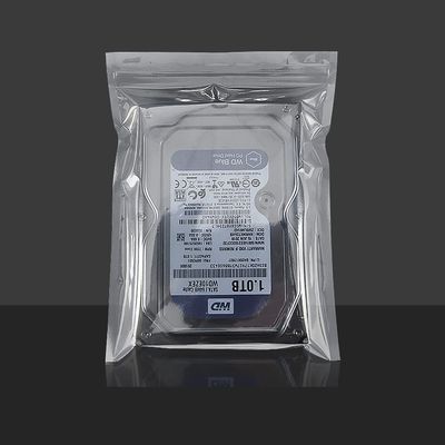 Anti-Static resealable Zipper Shielding Hard Disk Electronic Product Bag 6 * 8 inch 100pcs