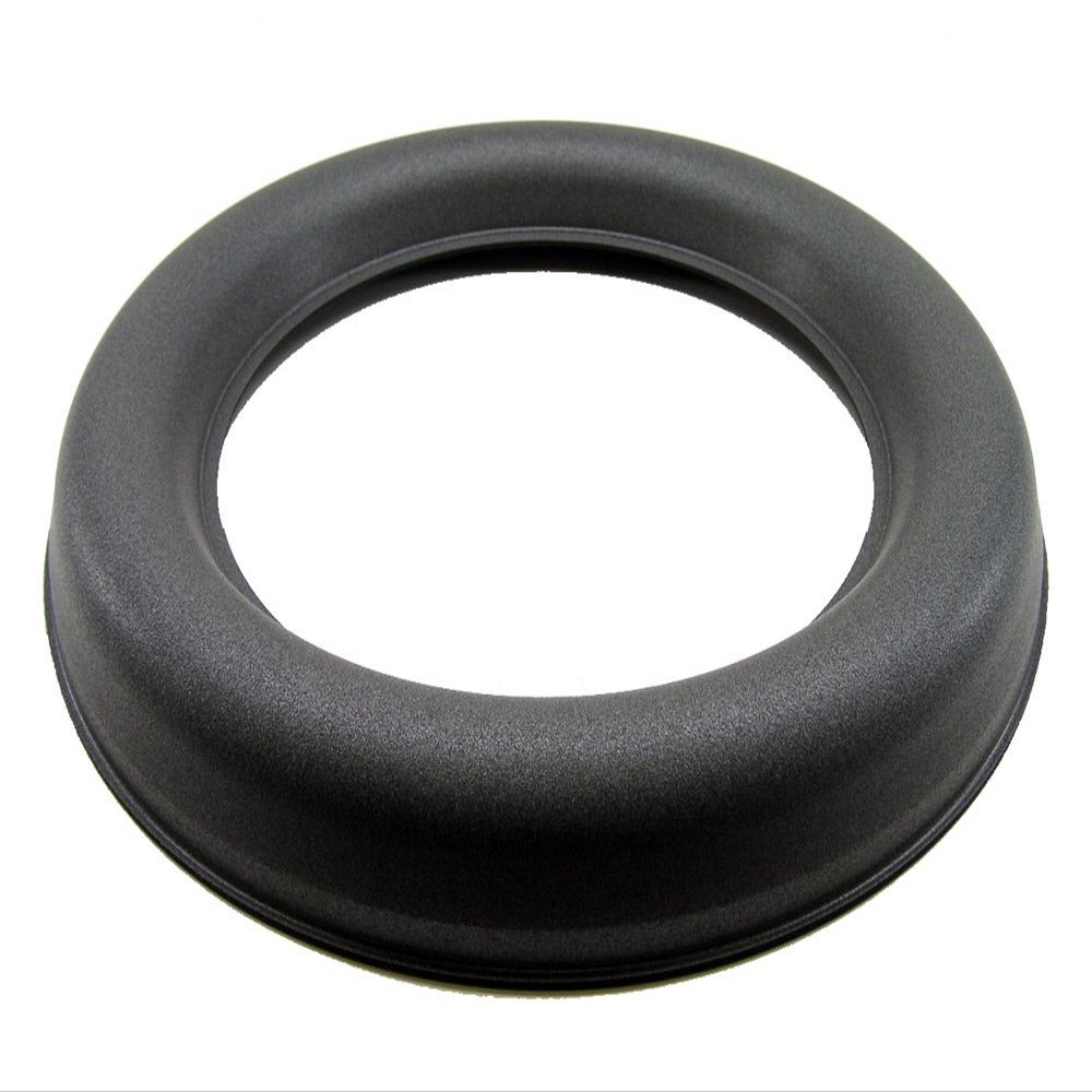 FS-10JL-W7: 10" JL 10W7 Foam Surround, 10.5" OD, 6.75" ID, Gray, Flat Attach