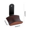 GRFIT Headphone Holder Headphone Stand Desk Headphone Holder Wood Headphone Hanger Aluminum Alloy Headset Stand for Headset Accessories Headset Stand (Color : L Shaped Black) view 3