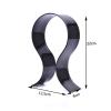 Headphone Holder Universal Headset Holder U Shape Headphone Stand Modern Acrylic Headphone Stand Gaming Headset Holder/Hanger, Extra Thick - Black Headset Stand view 2