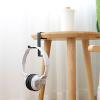 GRFIT Headphone Holder Headphone Holder Headset Bracket Hanger Metal Wall Headphone Stand Hanger, Rotatable Double Clamp Hook for Headset - Under Desk Space Save Mount Headset Stand (Color : Rojo) view 4