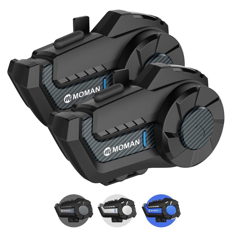 Moman Motorcycle Intercom, 2-Way Intercom Communication Systems(H2Pro 2pcs)