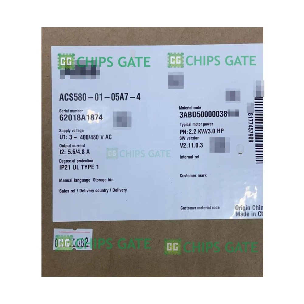 1PC New Inverter ACS580-01-05A7-4 3P AC380V~415V 2.2KW Free Shipping