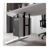CPU Stand Tower Stand CPU Holder Under Desk Mount, Steel Adjustable PC Tower Stand Heavy Duty PC Case Holder Width Adjust from 5.4" to 9.8" Height Less than 19.6" CPU Holder Stand ( Color : Black ) view 1