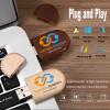Custom USB Flash Drive 2GB 50 Pack FEWINA Wooden Personalized Flash Drive Bulk USB 2.0 Thumb Drive Wood Custom Flash Drive Logo Print as Business Gifts/Party Wedding/Promotional Giveaways view 3