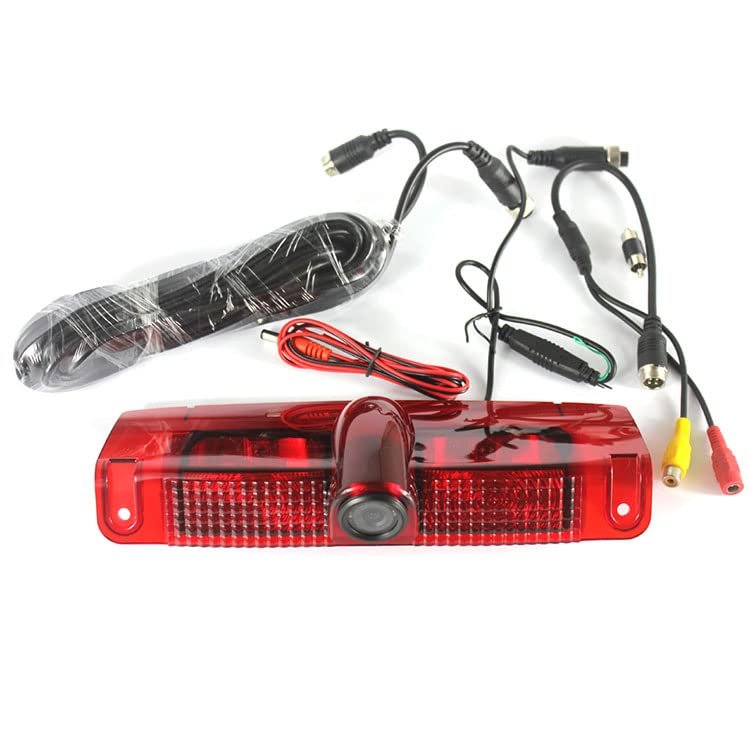 3rd Third Brake Light Backup Reverse Parking Rear View Camera Led/IR Light for GMC Savana Van and Chevy Express (2003-2016) (Camera)