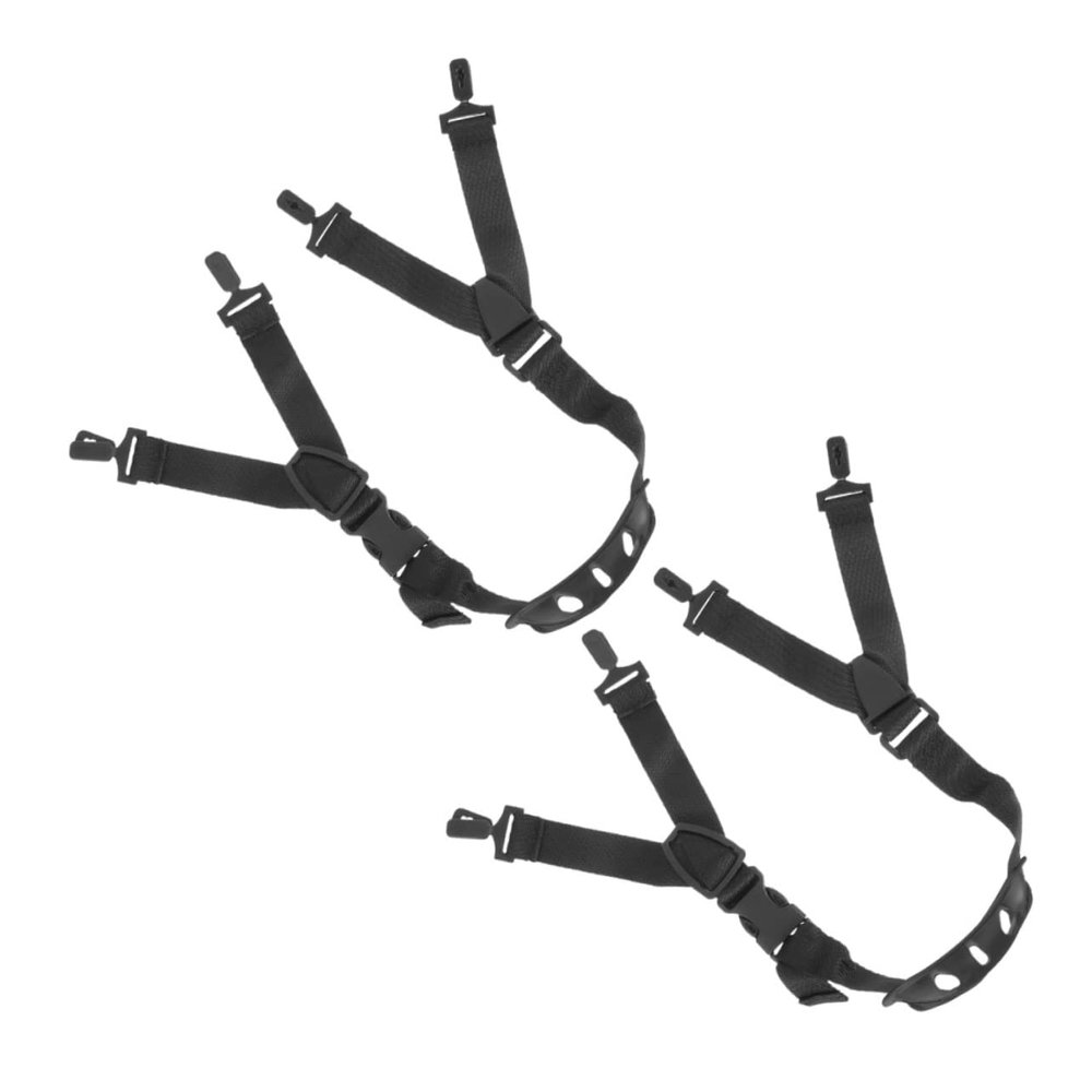 INOOMP 2pcs Adjustable Hard Hat Chin Strap Shaped Safety Helmet Strap for Construction Easy to Install and Stable Chin Holder Quick Release Buckle