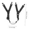 INOOMP 2pcs Adjustable Hard Hat Chin Strap Shaped Safety Helmet Strap for Construction Easy to Install and Stable Chin Holder Quick Release Buckle view 4