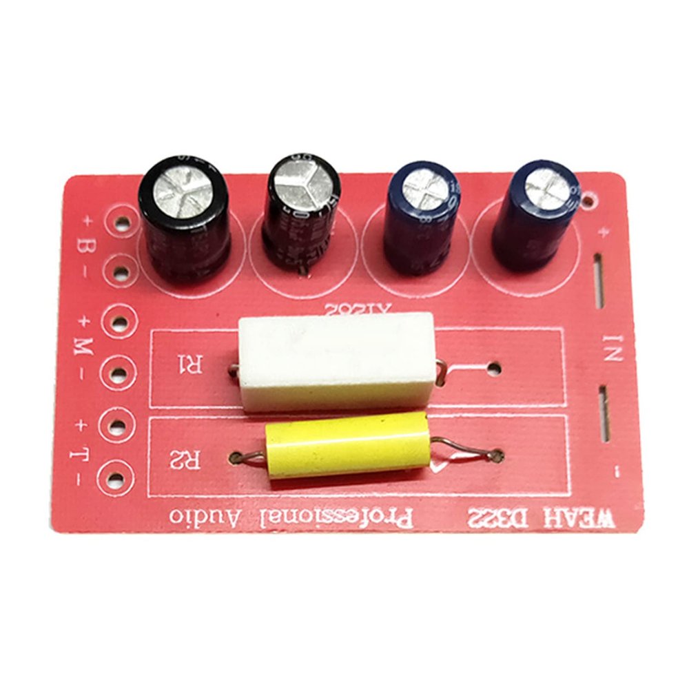 Diarypiece 80W Adjustable Speaker Treble/Bass Audio Frequency Divider, 2 Way/3 Way Crossover Filter