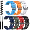 EZMVZKU 22mm Quickfit Sport Band for Garmin Fenix 8/8Pro 47mm/Fenix 7/7 Pro/6/6 Pro/5 Plus,Silicone Watchband Strap for Forerunner 970 965 955/Approach S70/quatix 8/tactix 8 47mm/Descent G2/G1 Solar view 1
