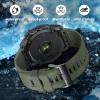 EZMVZKU 22mm Quickfit Sport Band for Garmin Fenix 8/8Pro 47mm/Fenix 7/7 Pro/6/6 Pro/5 Plus,Silicone Watchband Strap for Forerunner 970 965 955/Approach S70/quatix 8/tactix 8 47mm/Descent G2/G1 Solar view 3