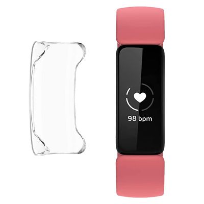 AceSoft Perfectly Fit Dustproof Portable Snap-On Back Protective Soft TPU Case Cover Skin Compatible with Fitbit Inspire 3