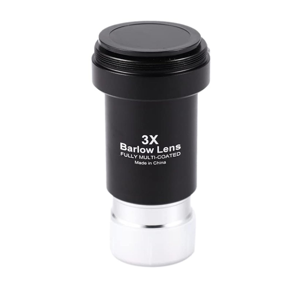 Bysameyee Barlow Lens 3X, 1.25 Inch Fully Multi-Coated Metal Barlow Lens with M42 Thread Camera Connect Interface for Telescope Eyepiece