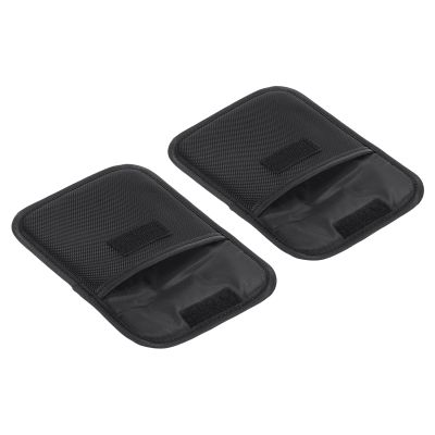 PATIKIL 120x120mm Lens Filter Case, 2Pcs Camera Filter Case Portable Lens Filter Pouch Photography Fit Camera Bag Coat Pocket Drone, Black
