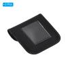 PATIKIL 120x120mm Lens Filter Case, 2Pcs Camera Filter Case Portable Lens Filter Pouch Photography Fit Camera Bag Coat Pocket Drone, Black view 3