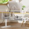 Under Desk Cable Management Tray 2 Pack, No Drill Cable Organizer With Clamp for Standing Desk, Easy to Install Cord Management System, No Damage Wire Organizer view 1