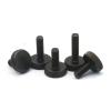 NORAZE 1-10pcs M3 M4 M5 M6 M8 M10 DIN653 GB835 Black Carbon Steel Flat Head Thumb Screw Hand Tighten Computer Screws (Color : Black, Size : 35MM_M6 5PCS) view 1