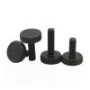NORAZE 1-10pcs M3 M4 M5 M6 M8 M10 DIN653 GB835 Black Carbon Steel Flat Head Thumb Screw Hand Tighten Computer Screws (Color : Black, Size : 35MM_M6 5PCS) view 3