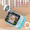 Namolit Kids Digital Camera, 1080P Kids Photo Camera Dual Lens 2.4" IPS Screen Photo Camera for Kids, Selfie Video Camera Photos Kids Gifts for Boys and Girls, Khaki view 4
