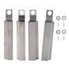 QANYEGN 4 Pcs Adjustment Crossover Tube Channel Burners, Stainless Steel Crossover Replacement, Grill Crossover Tubes for 463673517. view 1