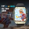 Smart Watch for Men (Make/Answer Call) 1.91 Curved Screen IP68 Waterproof Fitness Tracker Watch for Android iOS Phones 580mAH Military Smartwatch with Heart Rate Blood Oxygen Pressure Sleep Monitor view 4
