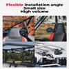 KEMIMOTO ATV UTV Speaker 4 Inch Marine-Grade Tower Speaker, Fit 1.65-2in Roll Bar Sound Stereo System with AMP Compatible with Can-Am, Polaris RZR, Ranger, Kawasaki Artic Cat, Marine, Golf Cart view 2