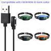 YEAOI 2-Pack Charger Replacement Only for FAFAFROG Dog Bark Collar, Magnetic Charging Cable, Black view 2
