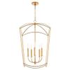 Mantle - 5 Light Entry Foyer-31.5 Inches Tall and 19 Inches Wide-Gold Leaf Finish -Traditional Installation view 1