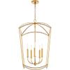 Mantle - 5 Light Entry Foyer-31.5 Inches Tall and 19 Inches Wide-Gold Leaf Finish -Traditional Installation view 2