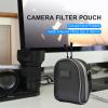 8 Pockets Camera Lens Filter Pouch, Water and Professional Photography Filter Holder Belt Bag Pouch Filter Carrying Case for 8 Round Filter view 3