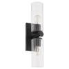 Quorum Lighting 540-2-59 Juniper Wall Mount, 2-Light 200 Total Watts, Matte Black view 2