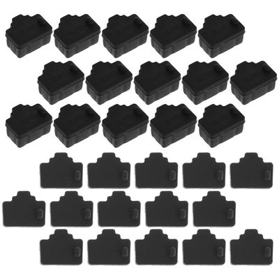 Hemobllo 50pcs Ethernet Port Dust Covers Network Jack Protector for Computers Routers and Tvs High-Grade Easy to Insert and Detach