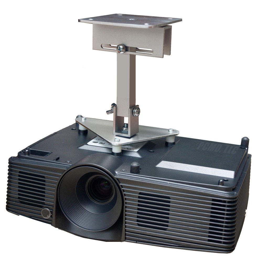 PCMD, LLC. Projector Ceiling Mount Compatible with BenQ HT3560 HT3560i TK860 TK860i W2710i with Lateral Shift Coupling (8-Inch Extension)