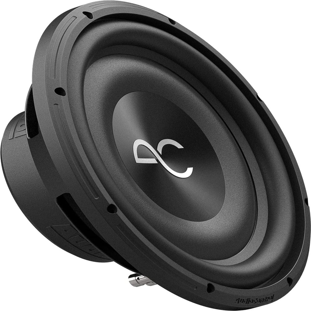 AudioControl Space Series Low-Profile Shallow-Mount Slim Car Audio 10" Subwoofer, Premium High Fidelity, 400 Watt RMS/600 Watt Max, Single 4 Ohm (Black)