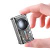 Portable Bluetooth Speaker with Lights, Transparent Wireless Mini Bluetooth Speaker with TWS, Perfect Small Speaker HD Sound and Bass for Office, Home, Shower, Room, Bike, Car (Black) view 1