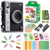 FUJIFILM INSTAX MINI EVO Hybrid Instant Camera + Fuji Instax Film Value Pack (20 Sheets) 32GB Accessories Bundle 5 Plastic Desk Frames + 10 Paper Frames Plus 60 Sticker Frames view 1
