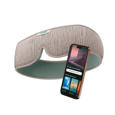 HoomBand Ultimate | Wireless Sleep Headphones Bluetooth 5.2 | 100% Blackout Mask | Sound Therapy, Free Hypnotic Stories, Meditation, White Noise | Adjustable Headband | Magnetic Cable