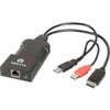 Vertiv AVOCENT 5160T Zero-U IP KVM Transmitter - WUXGA - 1920 x 1200 Maximum Video Resolution - 1 x Network (RJ-45) - 2 x USB - 1 x DVI - 5 V DC Input Voltage - Rack-mountable view 1