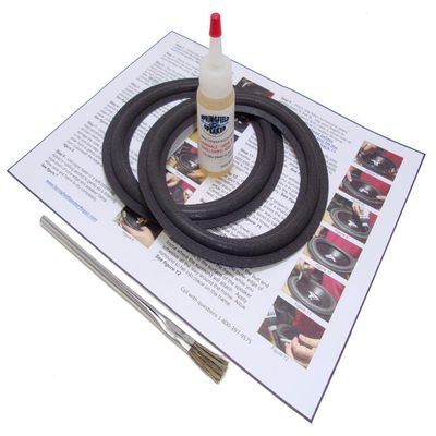 Cambridge 6.5" Foam Surround Edge Repair Kit - 2 Speaker Kit - Compatible with Ensemble II, AG00000225300 (00424), P13-0009, Many More