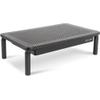 Allsop Metal Art Tri Level Stand, for 27" Monitors, 14.5" X 9.25" X 4.13" to 5.75", Black, Supports 30 Lb view 1