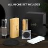 SpinArt Vinyl Record Cleaner Vinyl Record Cleaning Kit 8-in-1,Includes Soft Velvet & Microfiber Brushes, LP Cleaning Solution, Turntable Stylus Gel, Microfiber Cloth, Label Protector & Storage Box view 2